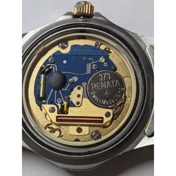 34mm TAG Heuer 3000 Pro 934.213 MidSize 2Tone Gold Steel 200M Quartz Dive Watch - Picture 13 of 14